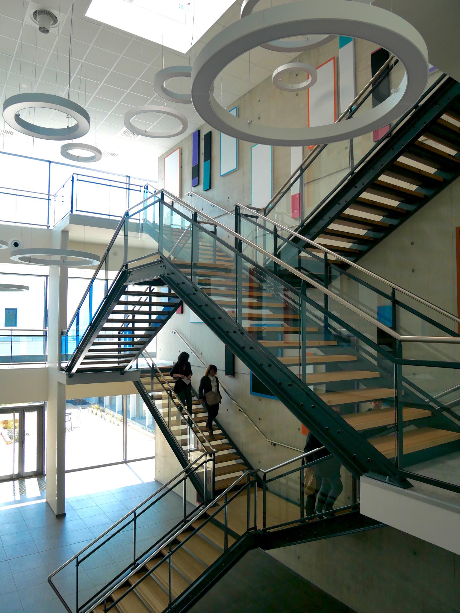 Escalier monumental EVERIAL (Rhône)